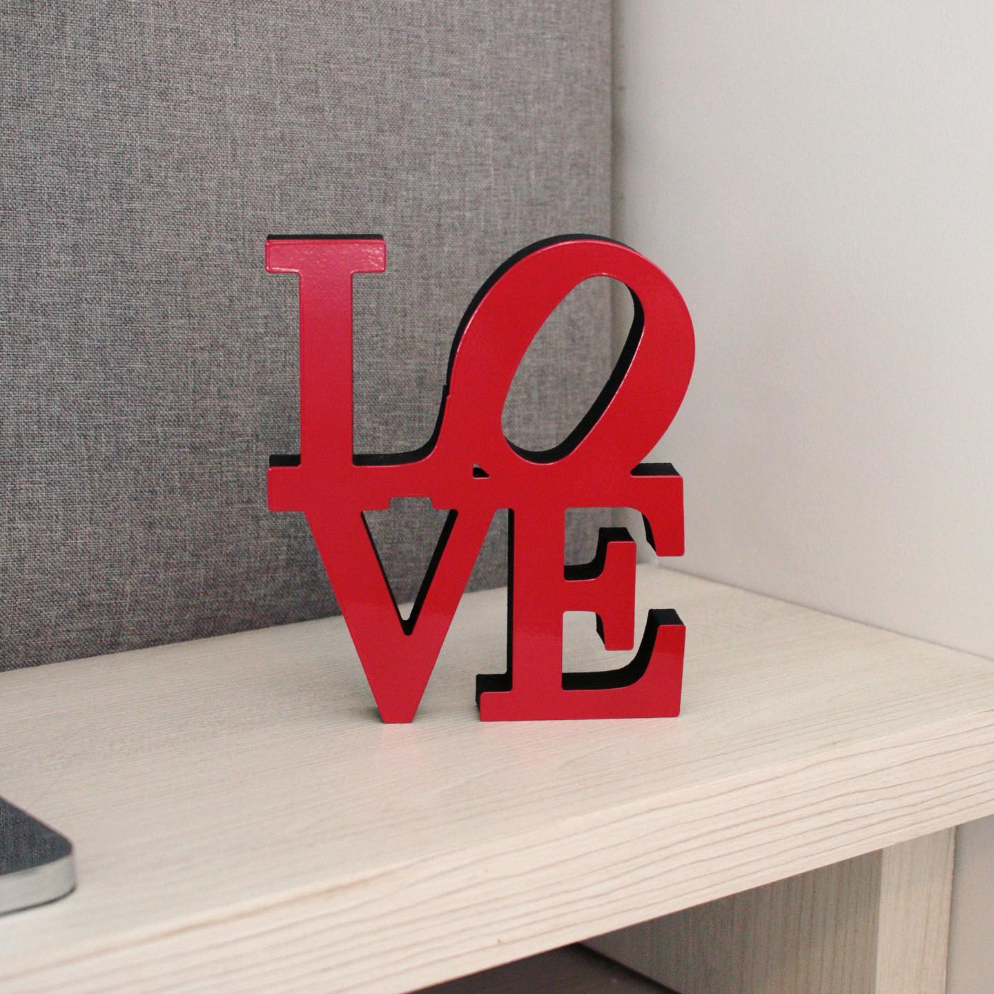 Letras Decorativas Love - cor vermelha