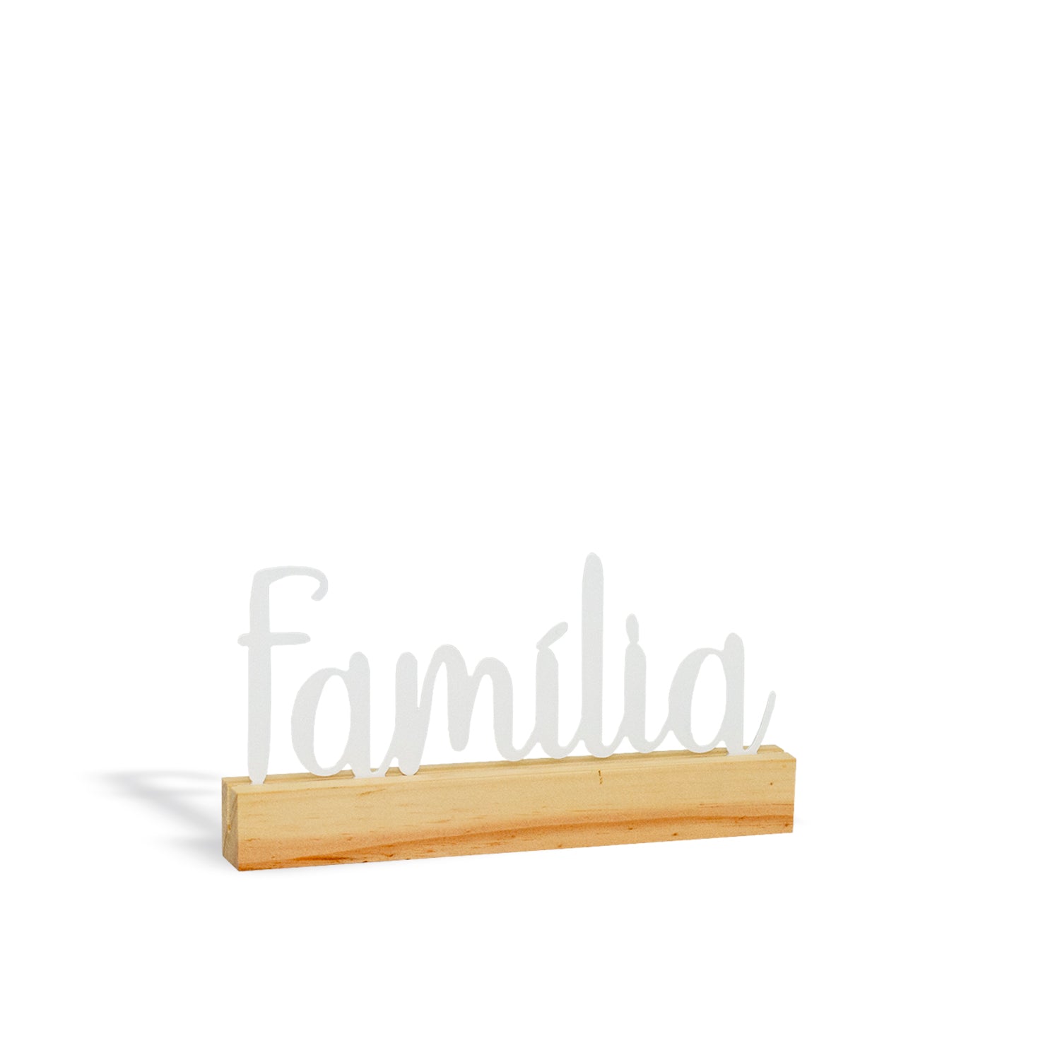 Letras Decorativas Família - Cor Branca