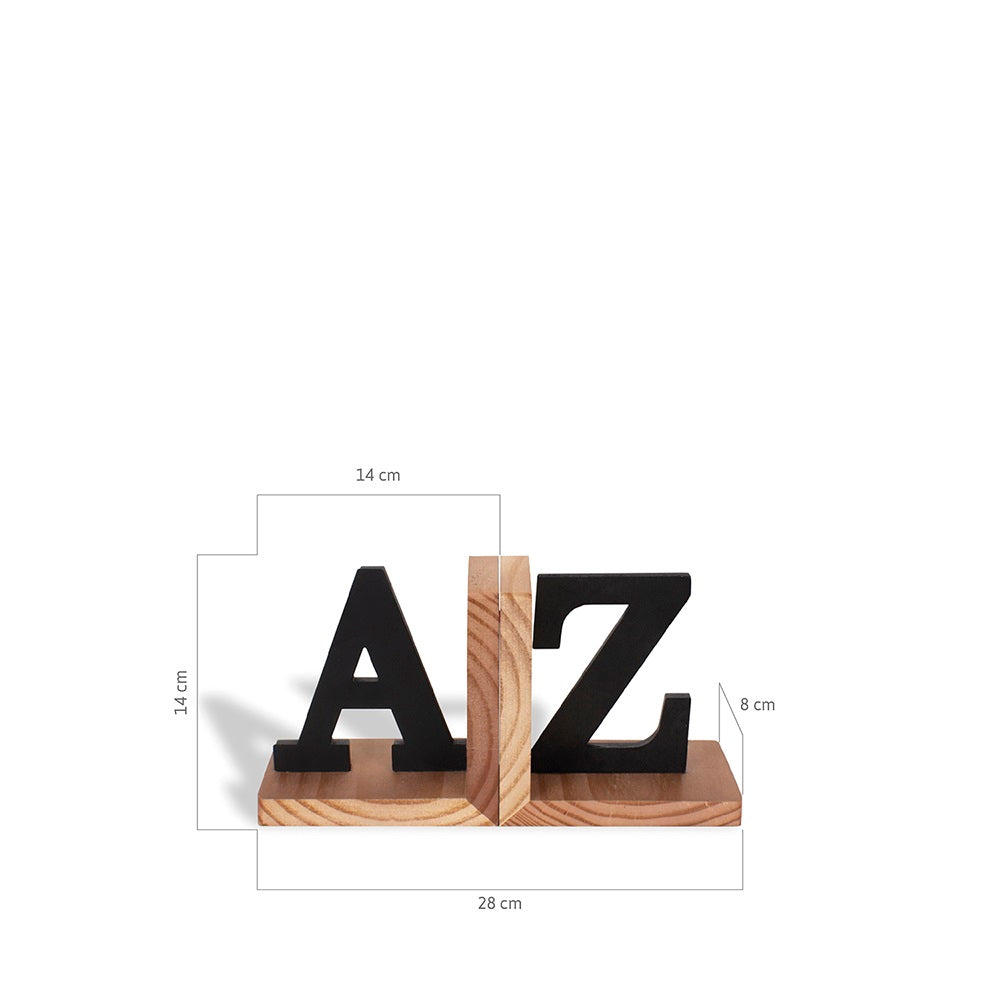 Suporte para Livros em madeira Pinus AZ