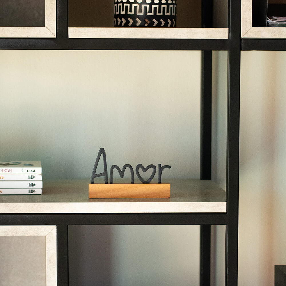Letras Decorativas Amor - Cor Preta