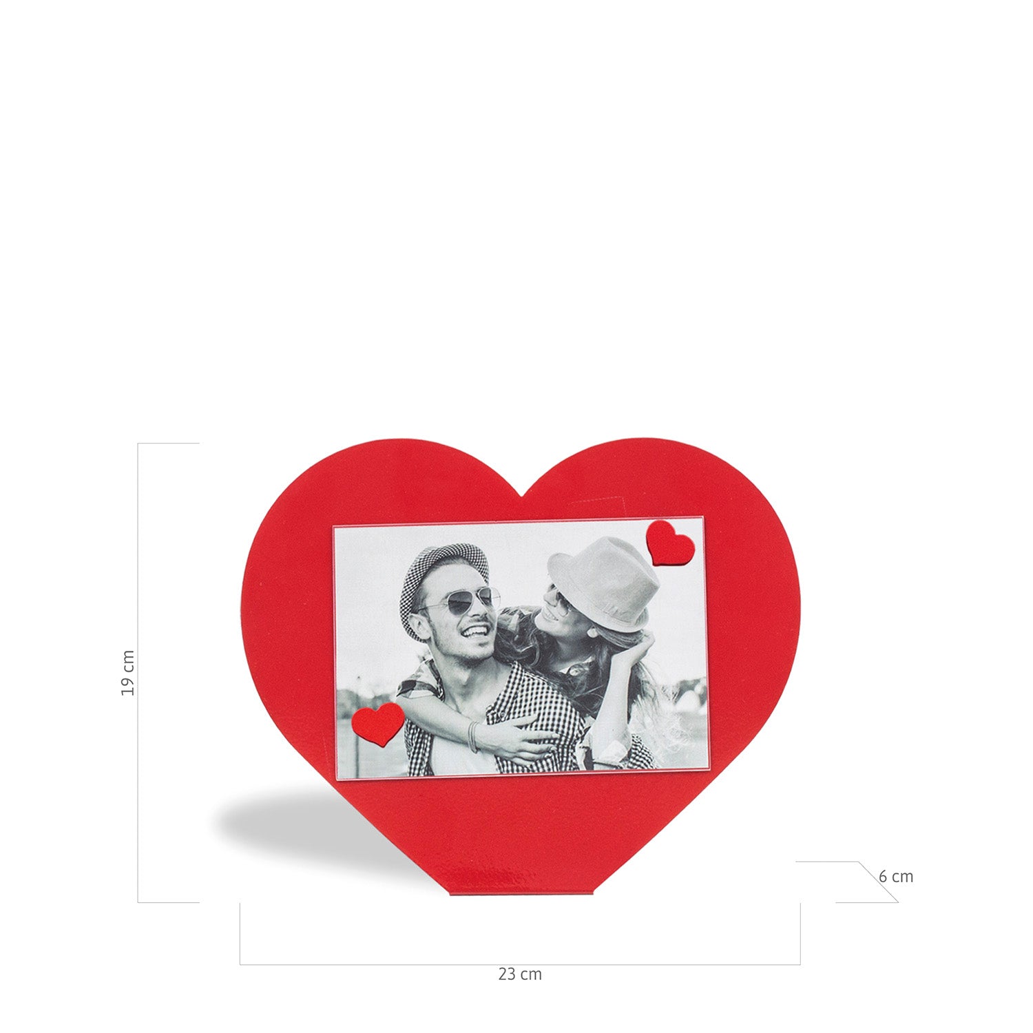 Porta Retrato 10x15cm Amor Coração Vermelho