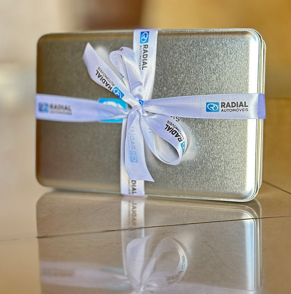 Lata Personalizada Retangular Premium 21×15×4 cm