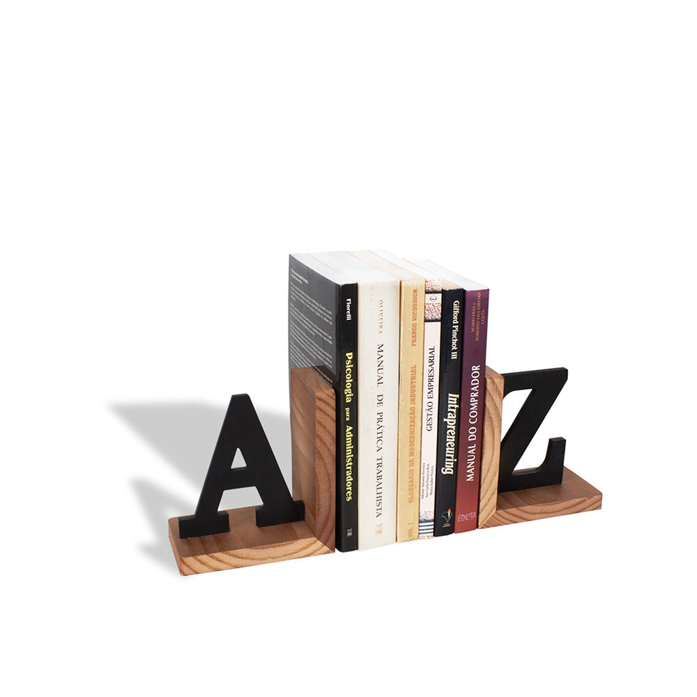 Suporte para Livros em madeira Pinus AZ