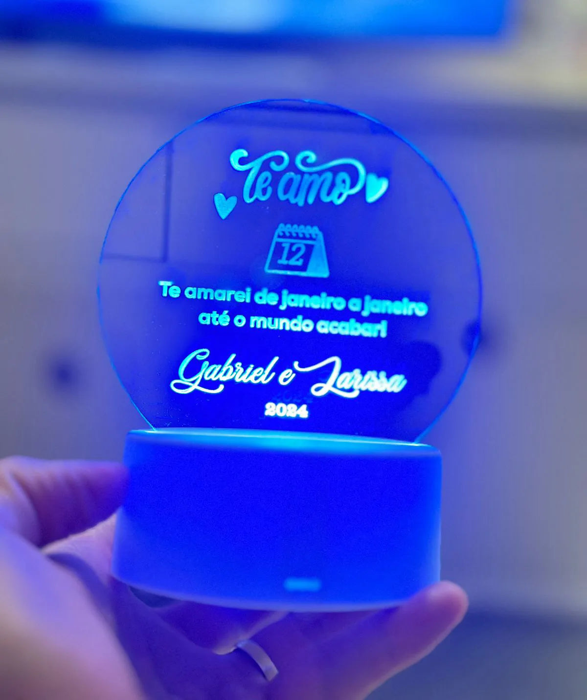 Luminária LED personalizada